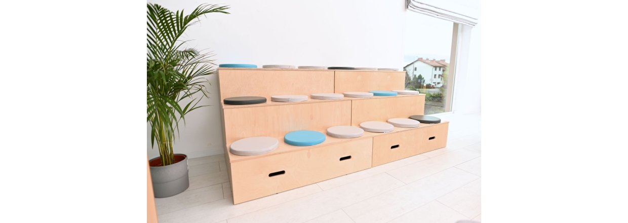 l�setrappe til skolebiblioteket