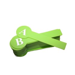 Index med bogstav, rund