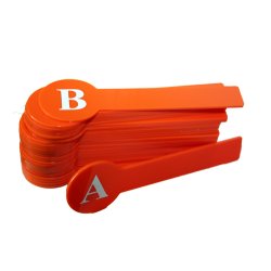 Index med bogstav, rund