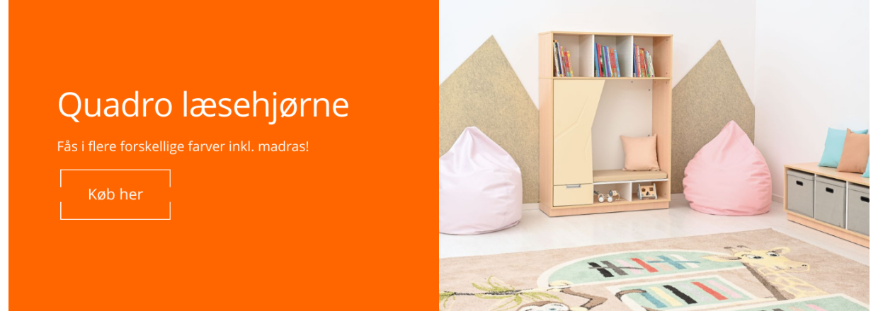 Quadro l�sehj�rne med afsk�rmning og madras