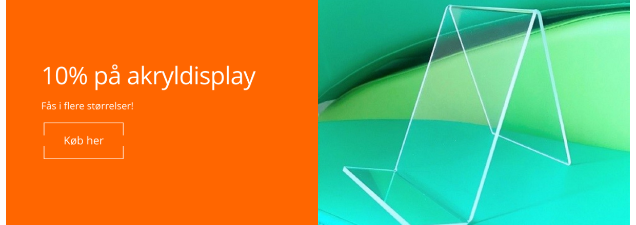 Akryldisplay - spar 10%