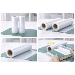 Bogplast ruller til bibliotek og skole i transparent kvalitet