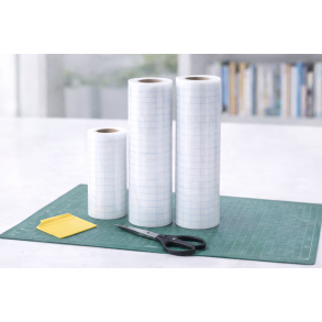 Bogplast i forskellige bredder til bogbeskyttelse