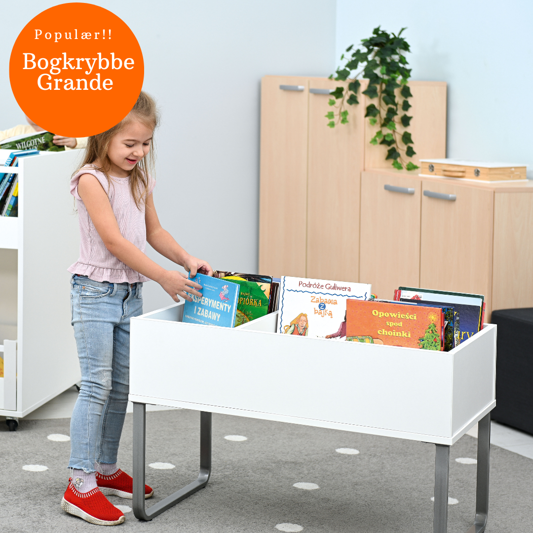 Grande bogkrybbe - til de mindste lånere Populær bogkrybbe til de mindste - Grande bogkrybbe