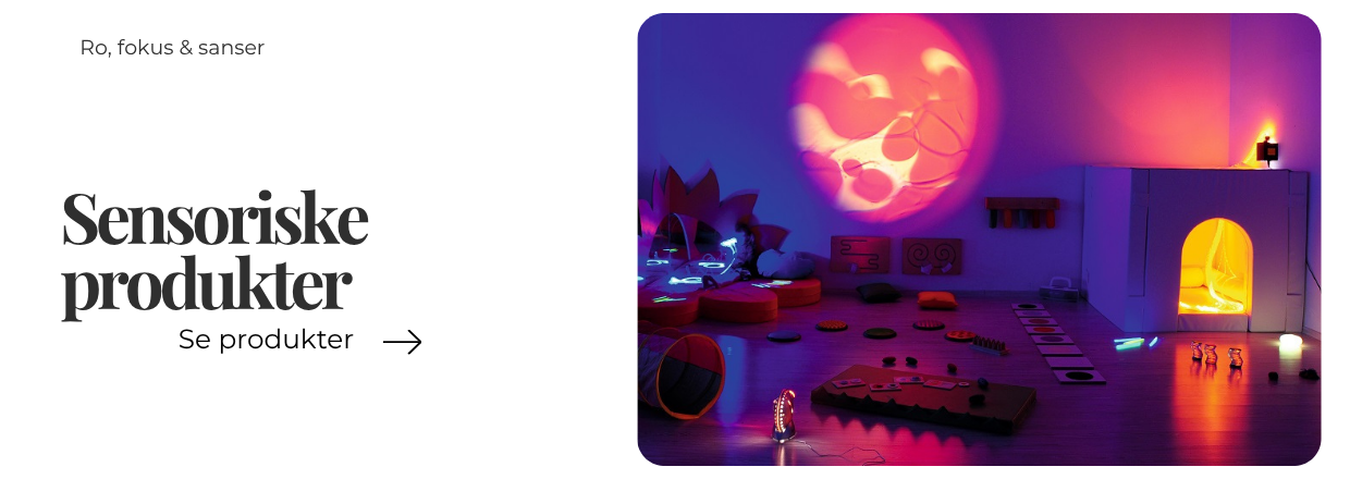 sensoriske produkter til sanserum i skole og institution