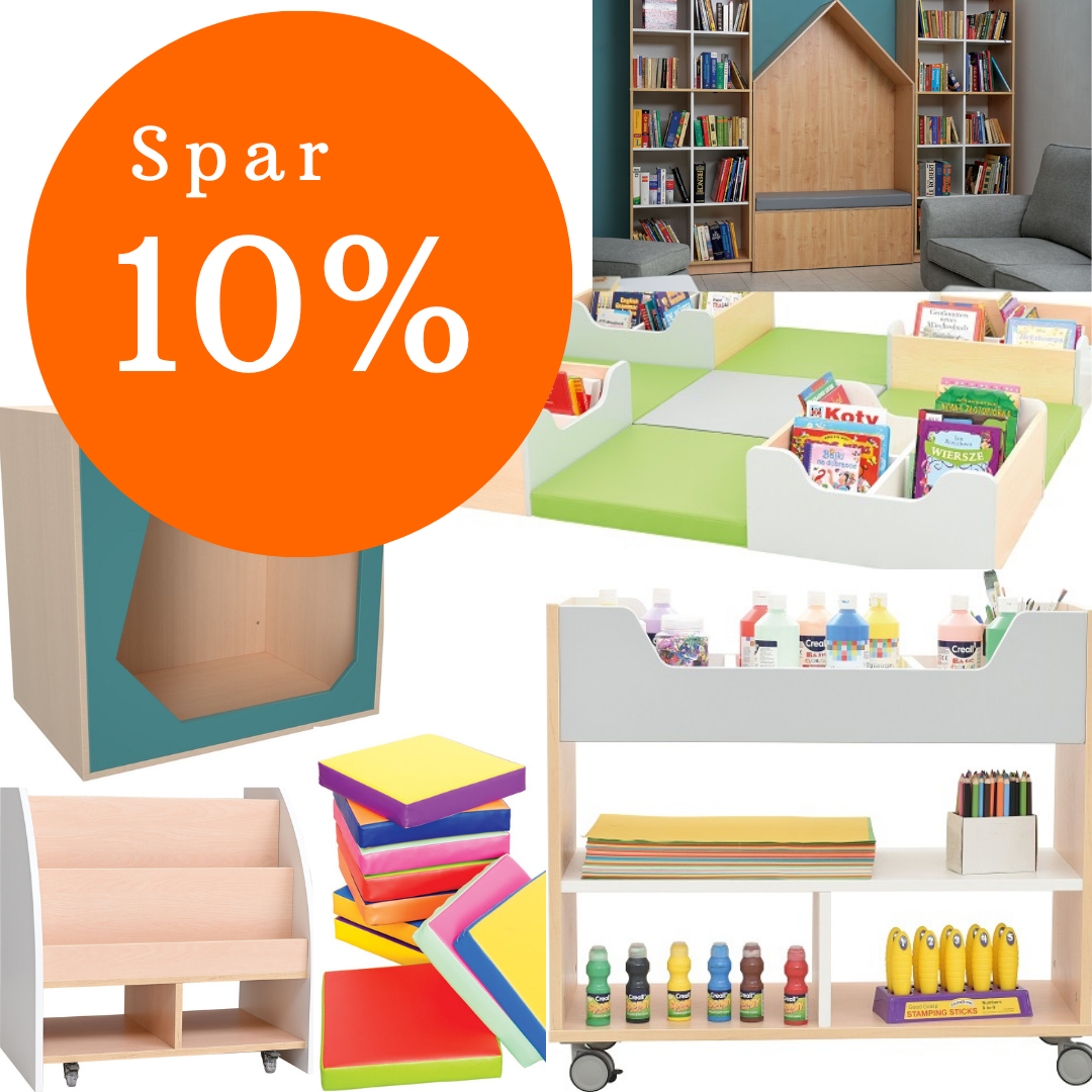 Tilbud på biblioteksmøbler - se her