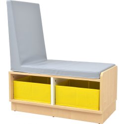 Space opbevaringsreol med siddeplads