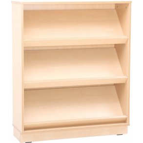 Flexi udstillingsreol i birk eller ahorn-look 