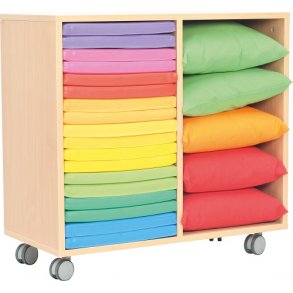 Opbevaringsvogn til siddepuder  