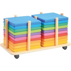 Pudevogn til firkantede siddepuder - dobbelt