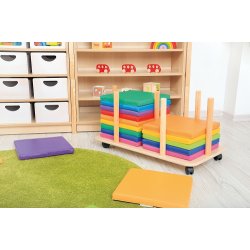 Pudevogn til firkantede siddepuder - dobbelt