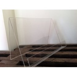 Brochureholder i akryl A4, liggende format