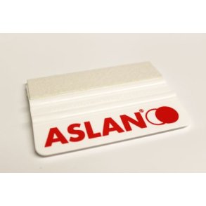 Universal plastskraber med filtkant