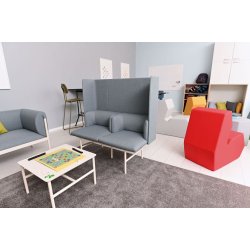 Stilt To-personers sofa med hj ryg