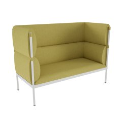 Stilt To-personers sofa med hj ryg