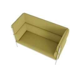 Stilt To-personers sofa med hj ryg