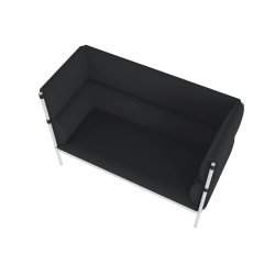 Stilt To-personers sofa med hj ryg