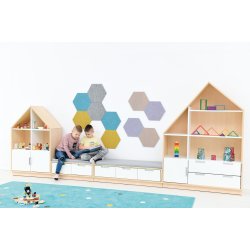 Quadro b�nk med opbevaring