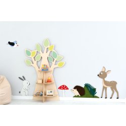 Vgdekoration i tr - Wallstickers til brn