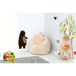 Vgdekoration i tr - Wallstickers til brn