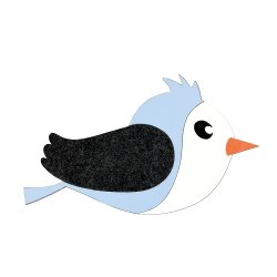 Vgdekoration i tr - Wallstickers til brn