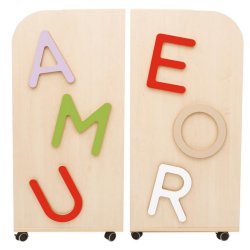 Bogvogn Bibshop 2 i 1 - bogstaver