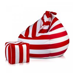 Skkestol Oscar med rde eller bl striber