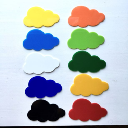 Skillest�tte Color, 95 stk. med emner