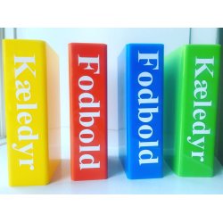 Skillesttte, bred - med valgfri tekst