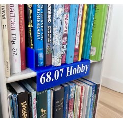 Skillesttte, retvinklet m/ lille sttte. Valgfri tekst 