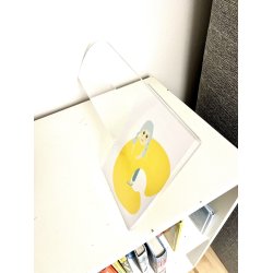 Bogadskillere i klar akryl, S�t med 29 stk.