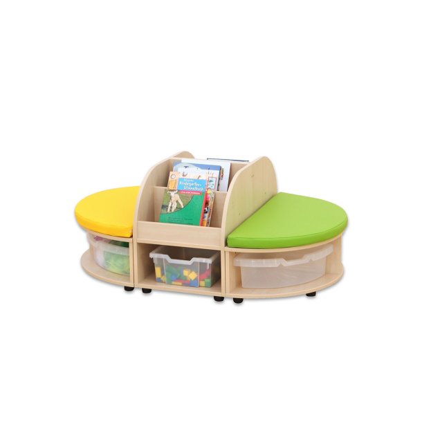 SMART 2 bogkrybbe med siddeplads