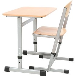 Enkelmandsbord med stol H: 76 cm - Stpris
