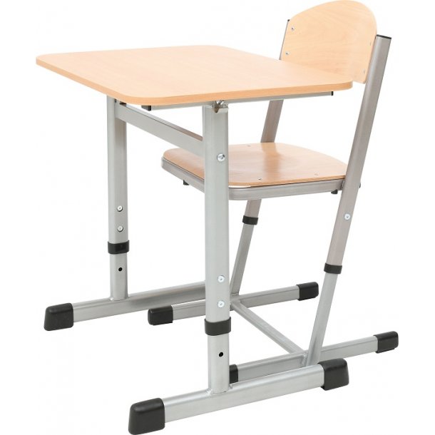 Enkelmandsbord med stol H: 76 cm - Stpris