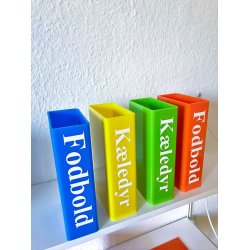 Skillesttte, bred - med valgfri tekst