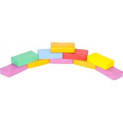 Byggeklodser i skum, 10 stk. 