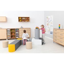 Store byggeklodser i skum