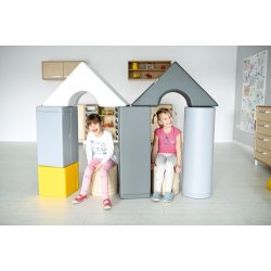 Store byggeklodser i skum