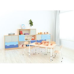 Bibshop brnebord med justerbare ben