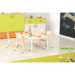 Bibshop brnebord med justerbare ben