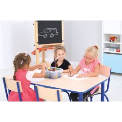 Bibshop brnebord med justerbare ben