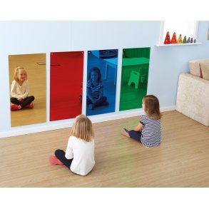 Farverige akrylspejle 