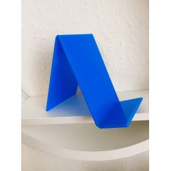 Skrhylde i farvet akryl