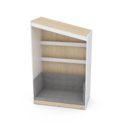 FLO lsehus XL, hvid eller antracit, Gavl til venstre