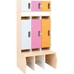 Garderobe til institution - Kamleonen med 3 dre