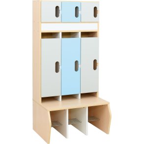 Garderobe til institution - Kamleonen med 3 dre