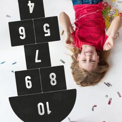 Gulvsticker Hinkebane