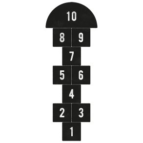 Gulvsticker Hinkebane