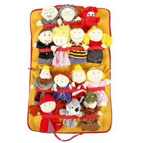 Hnddukkest med taske