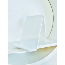 Skrhylde i farvet akryl